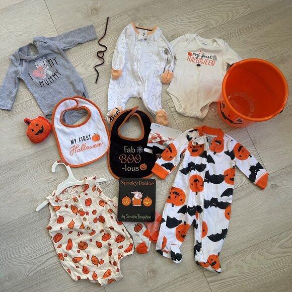 Halloween Baby Outfits and Essentials Bundle NWT - Picture 16 of 16